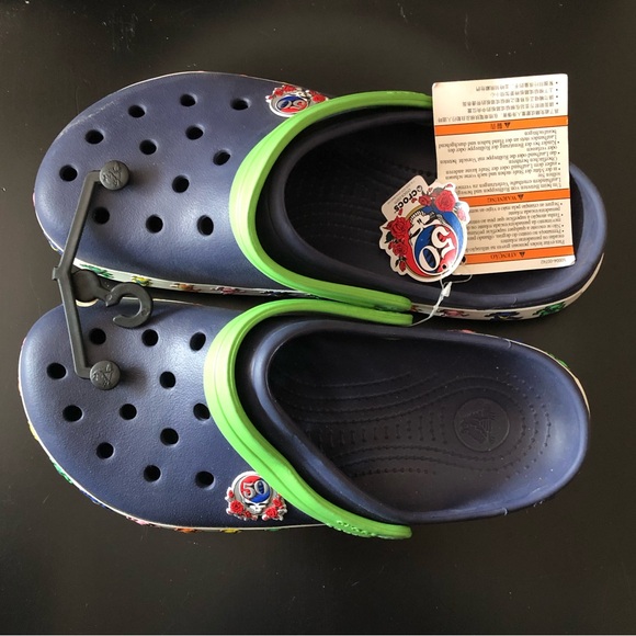 GRATEFUL DEAD Crocs 50th Anniversary M9 W11 NWT - Picture 7 of 17